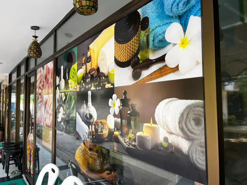 งานเกี่ยวกับร้านนวด