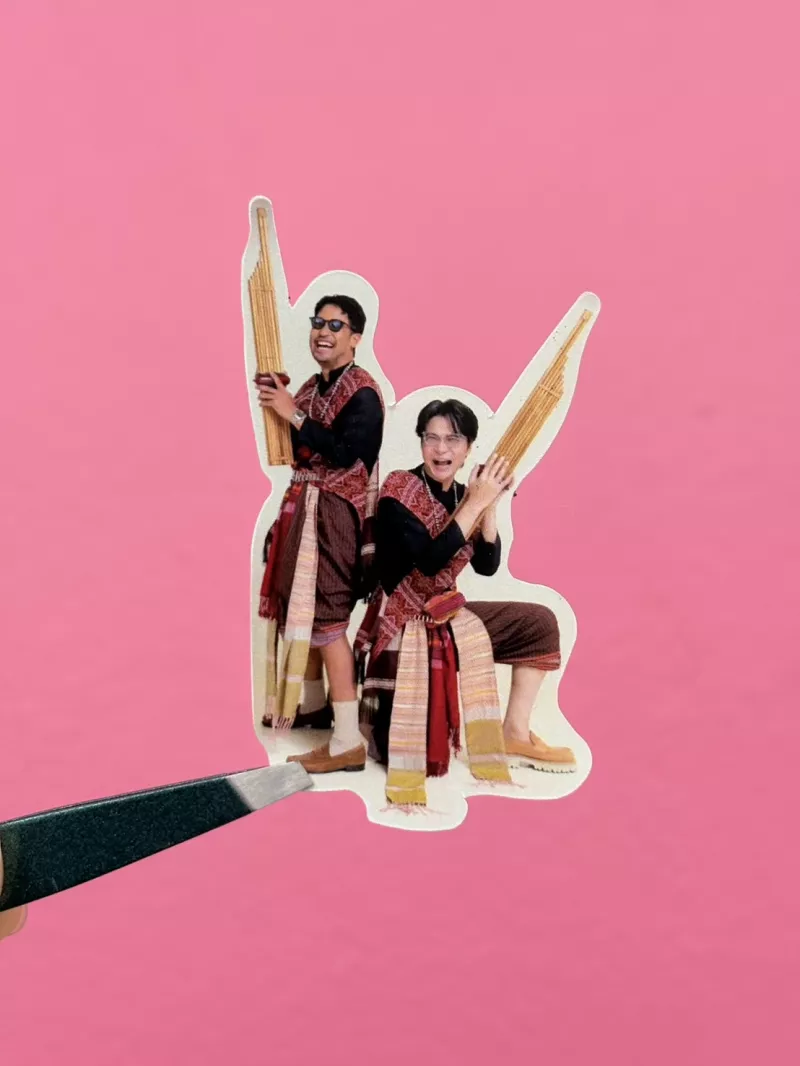 สติ๊กเกอร์ PP ขาวเงา ไดคัตขาด 100%