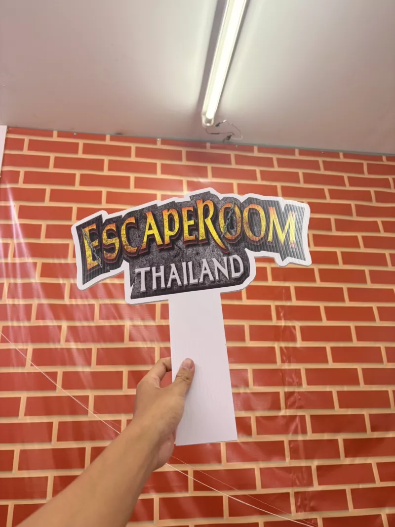 สติ๊กเกอร์ติด PP บอร์ด + ไดคัต