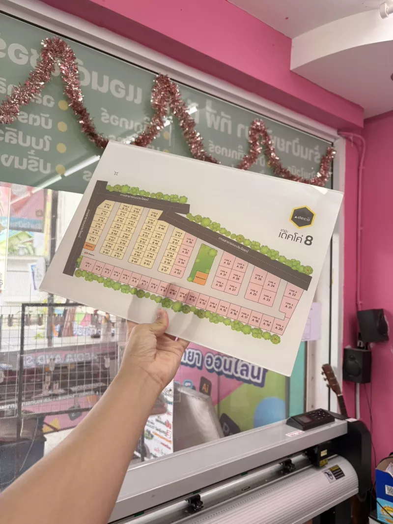 สติ๊กเกอร์ใสติดอะคริลิคกลับด้าน